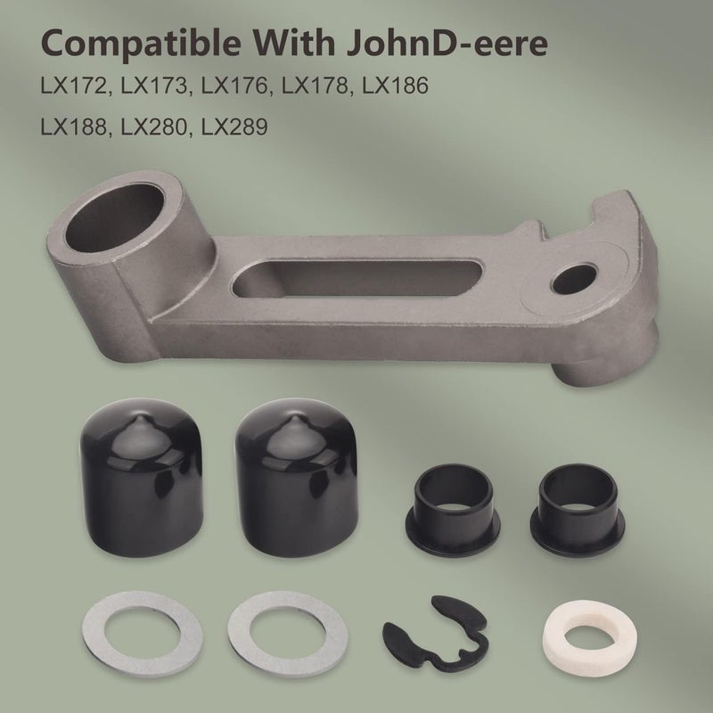 ZHIXING M143350 24H1184 T40189 M122350 M111358 M131119 Deck Idler Arm Ternsioner & Bushing Rebuild Kit Compatible with LX172 LX188 LX280 GX255 GX345 48C 54C GT LX GX GT242 GT262 GT275 - Image 4